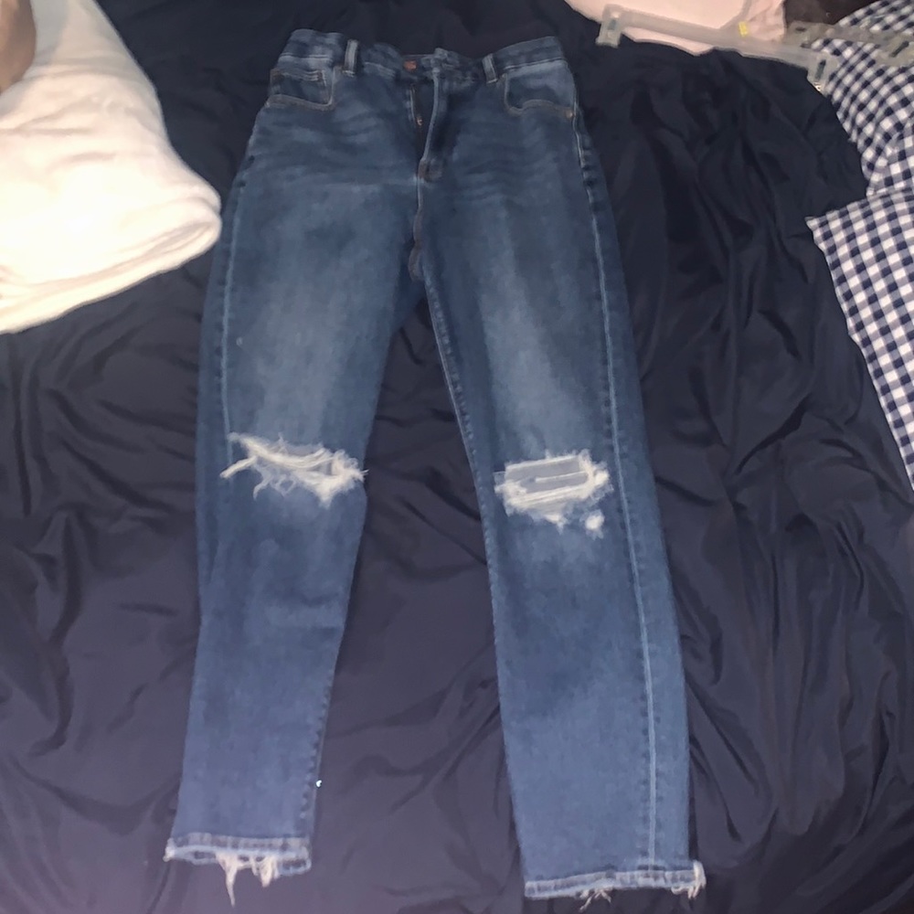 american eagle curvy mom jeans size 4 regular women’s
